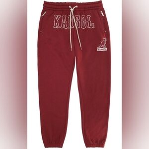 2XL Kangol Burgundy Mens NWT Paisley Pattern  Sweat Pants Joggers